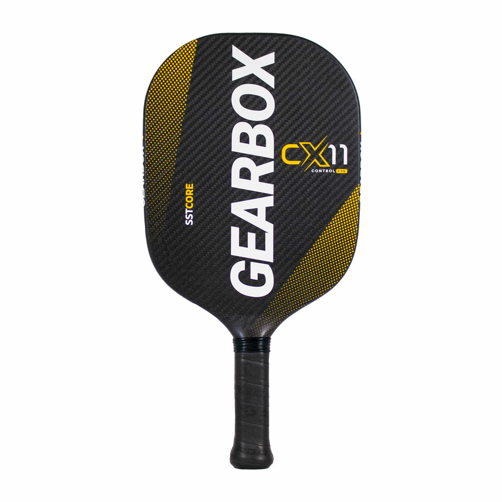 Gearbox Paddles Gearbox CX11Q Control Yellow Pickleball Paddle