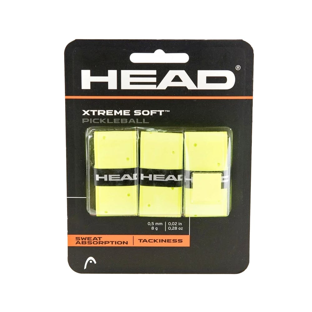 HEAD GRIPS Neon Yellow HEAD Xtreme Soft Pickleball Overgrip
