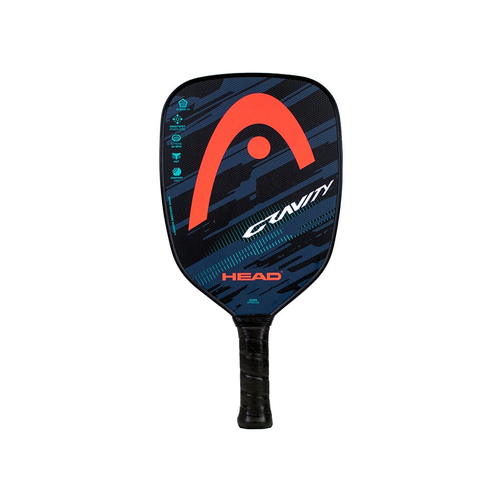 HEAD Paddles Lava and Teal HEAD Gravity Pickleball Paddle