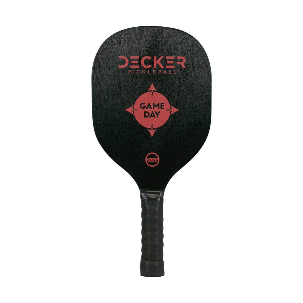 Decker Paddles Red Decker Game Day Wood Pickleball Paddle