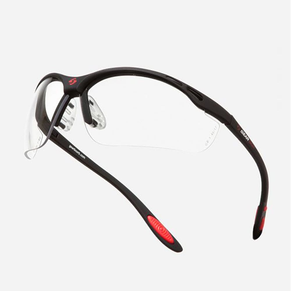Gearbox Accessories Black Frame Clear Lens Gearbox Vision Protective Eyewear