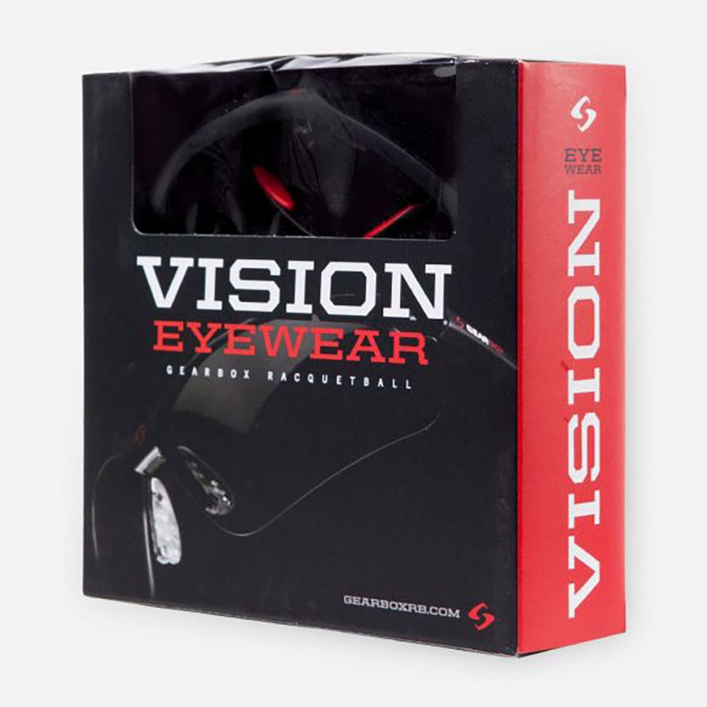 Gearbox Accessories Red Frame Clear Lens Gearbox Vision Protective Eyewear