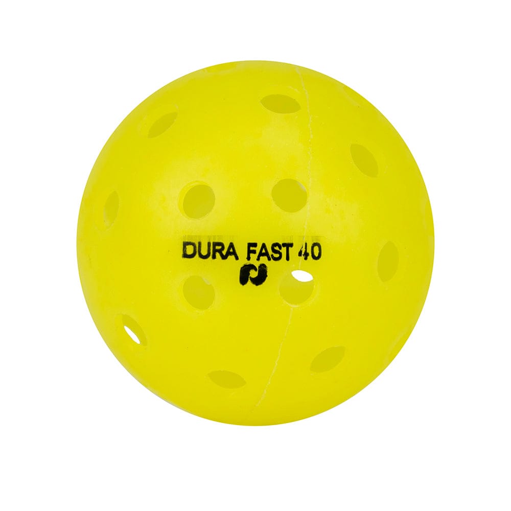 ONIX Balls Yellow / Retail 4 PK $12.99 ($3.25 Per Ball) ONIX DURA Fast-40 Outdoor Pickleball